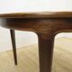 Dining room set in rosewood with table and 4 chairs, 1960s.
