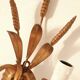 Vintage gold metal wall light