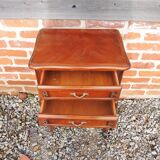 Ancienne Table de Chevet en Bois de Style Louis XVI