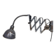 Grey Industrial Scissor Wall Lamp from Elektroinstala, 1960s