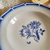 Set of two hollow plates Sarreguemines Canebiere vintage