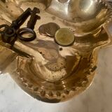 Solid brass cigar ashtray