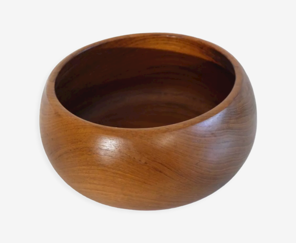 Vide poche scandinave en teck 1960