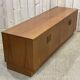Row of the English brand Gplan in teak from the 70s