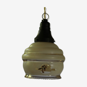 Golden accent lamp with shock in bakelite