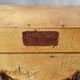 Former valise malle ad hoc wood leather anse vintage deco plate