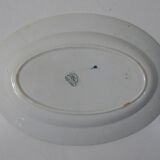 Oval dish iron earth compiegne