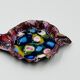 Vintage Fish Bowl Enamel on Copper Modernist 70s