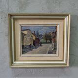 Oil painting by Carl Oscar Larsson swedish 1958