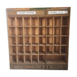 wooden postal sorting Cabinet