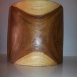 Cache pot en bois naturel