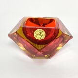 Cendrier en verre de Murano de Flavio Poli, années 60