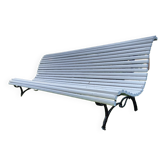 Banc de jardin ancien avec pieds en fonte