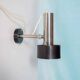Vintage 1960s applique design stainless steel/black Nordisk Solar