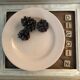 Digoin-Sarreguemines pink dessert plates