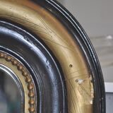 Black and gold Louis-Philippe mirror