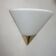 Vintage wall lamp, opaline and brass, Germany 1980s