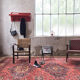Fauteuil bridge Vroom and Dreesman en corde