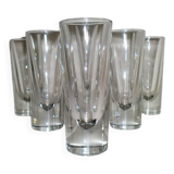 6x Cinzano Aperitif Mid-Century Bullet Glasses – Carlo Moretti - Borgonovo