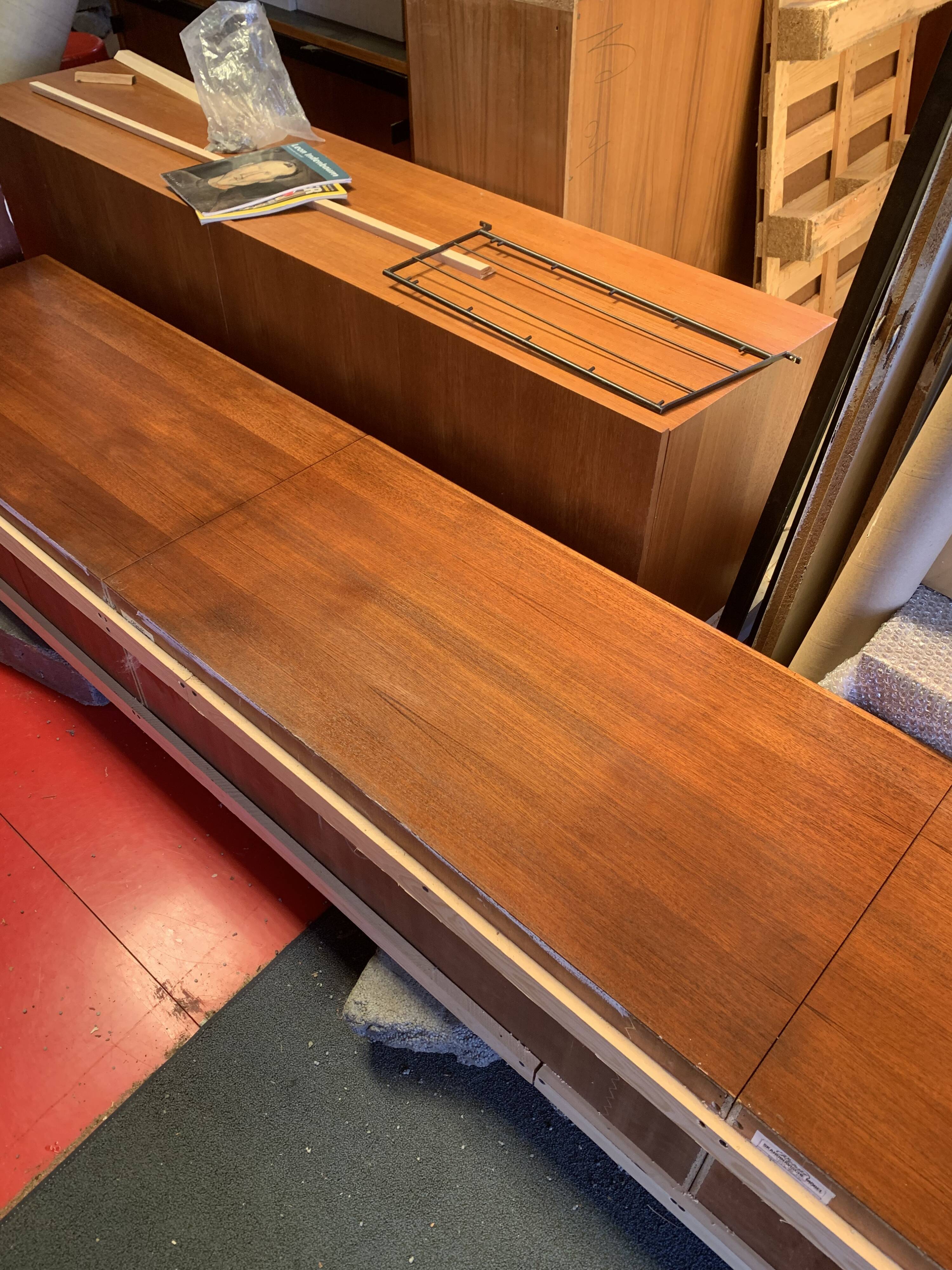 Scandinavian floating sideboard 1960