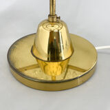 Lampe de table en laiton de la verrerie Novy Bydzov, Tchécoslovaquie, 1970