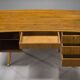 Freestanding Desk in Walnut, 1960s