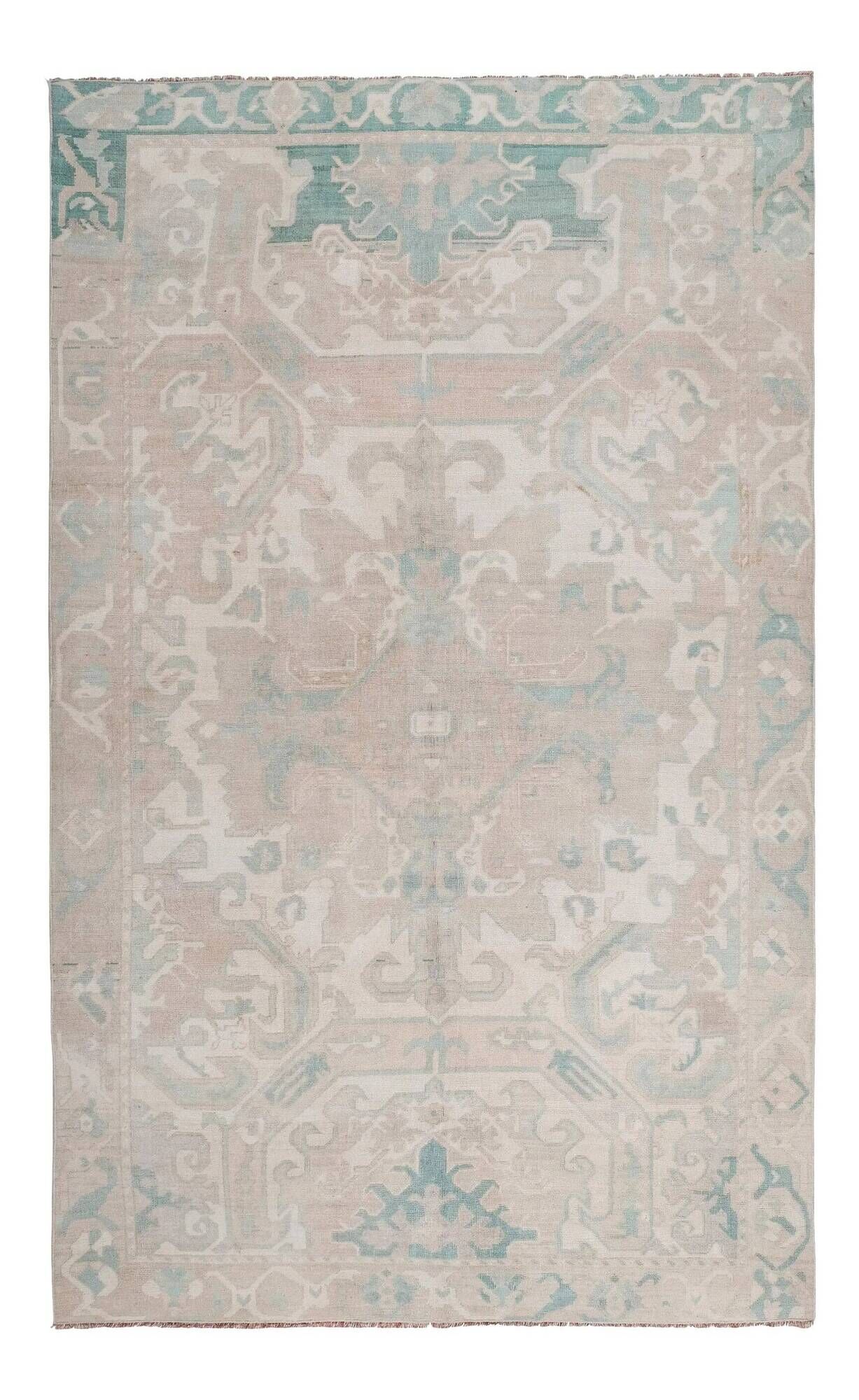 Vintage Turkish handmade rug 168x271 cm