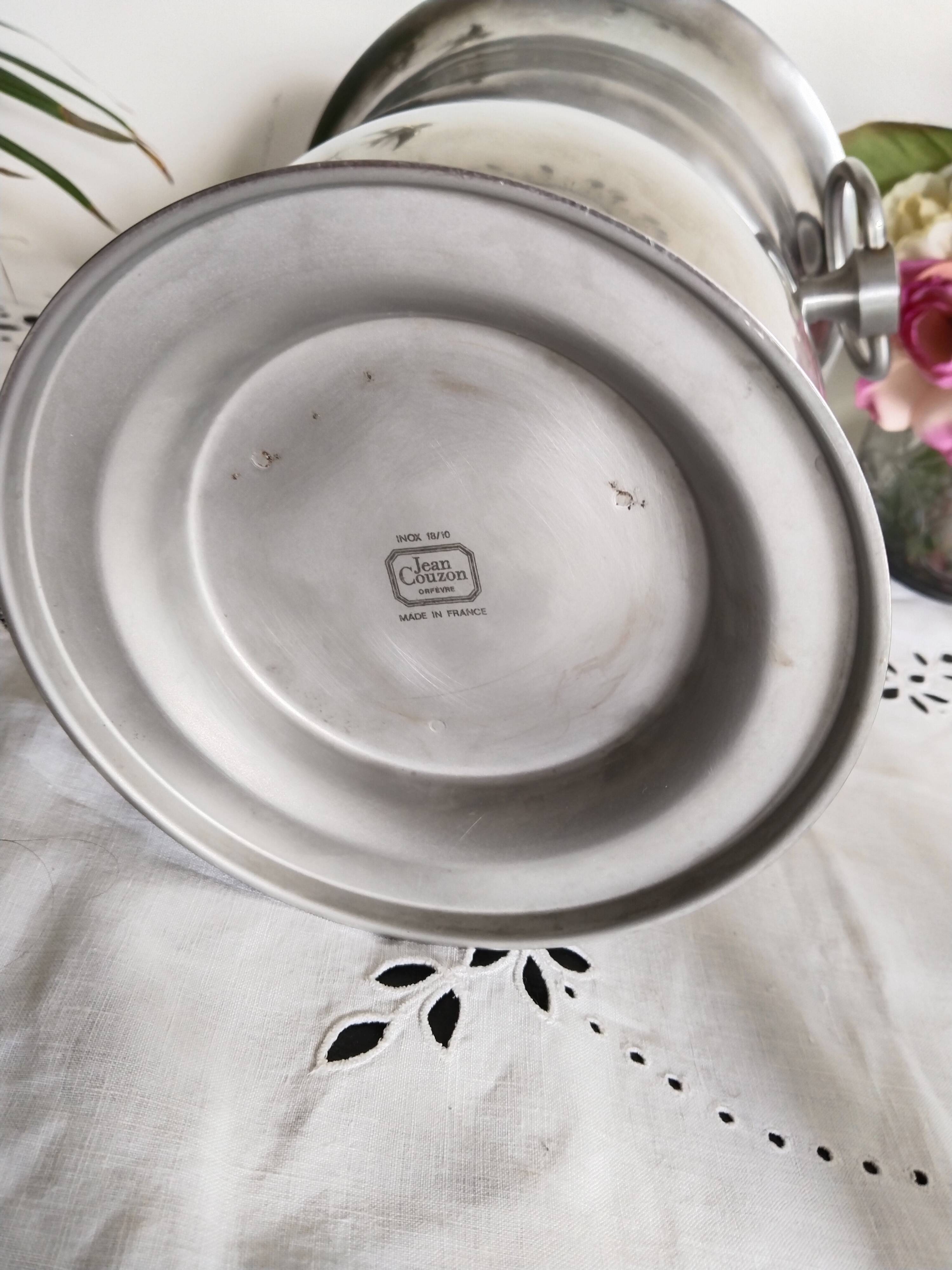 Jean Couzon stainless steel Champagne bucket, ice bucket, cooler