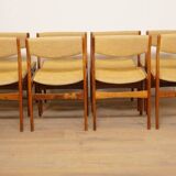 8 dining chairs | rosewood | reupholstered