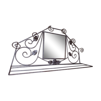 Wrought iron coat holder