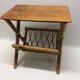 Magazine rack in bamboo