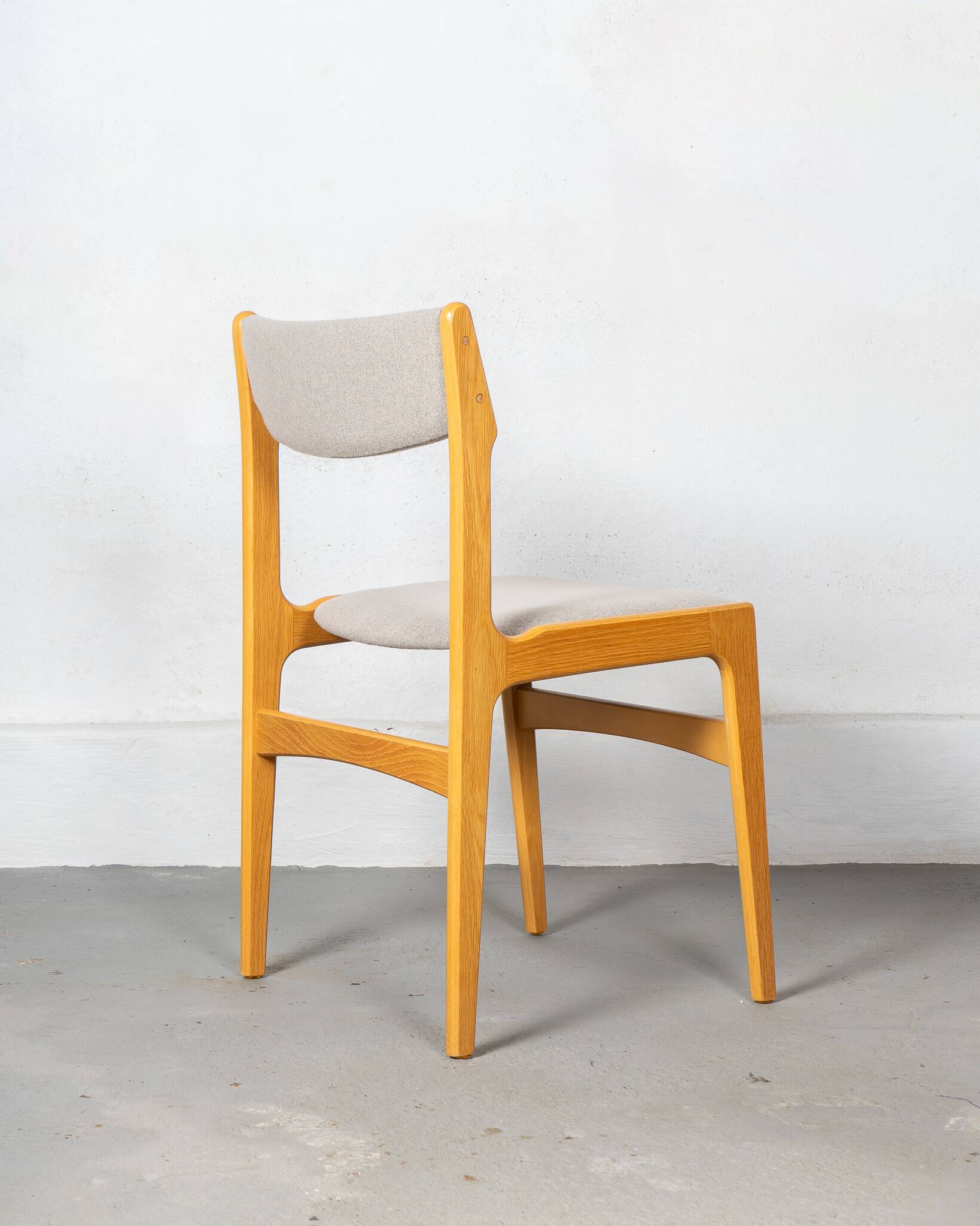Set of 2 Danish Chairs by Erik Buch made of Oak