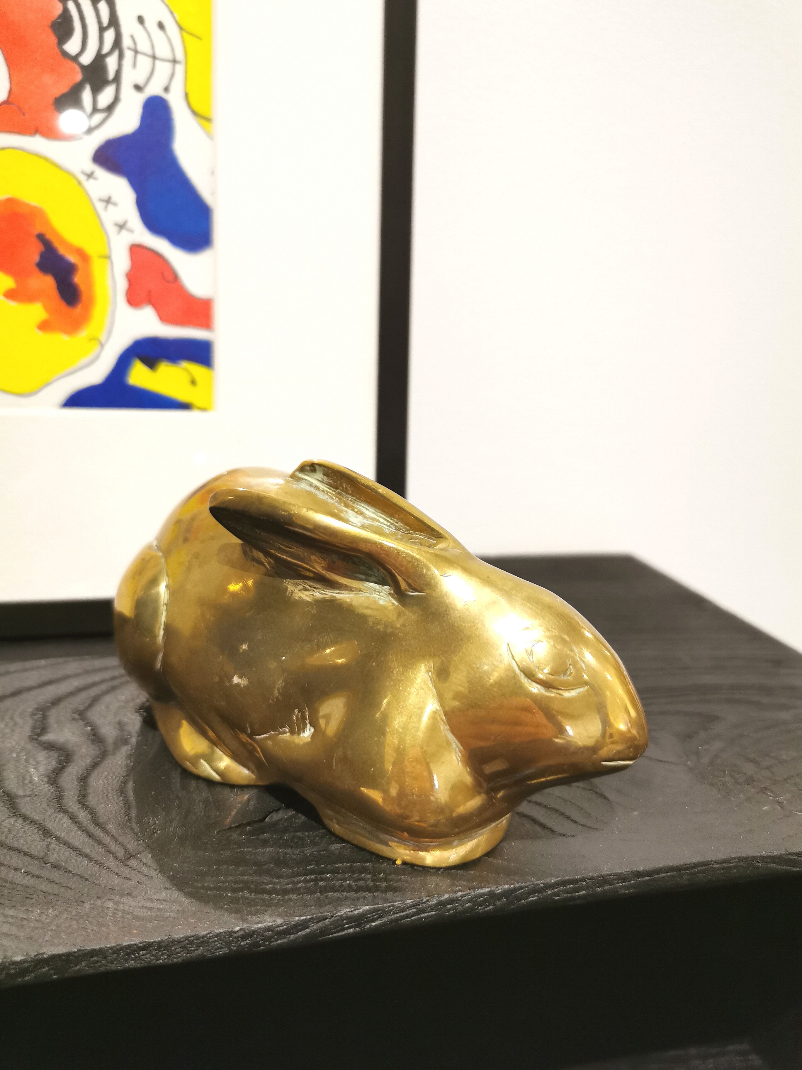 Lapin en laiton