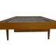 Vintage daybed 1960s minimalist design with drawer in wood