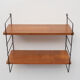 Wall unit in walnut 1960