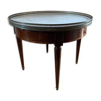 Table bouillotte Louis XVI en acajou