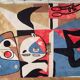 Modern rug 300x200 cubism style