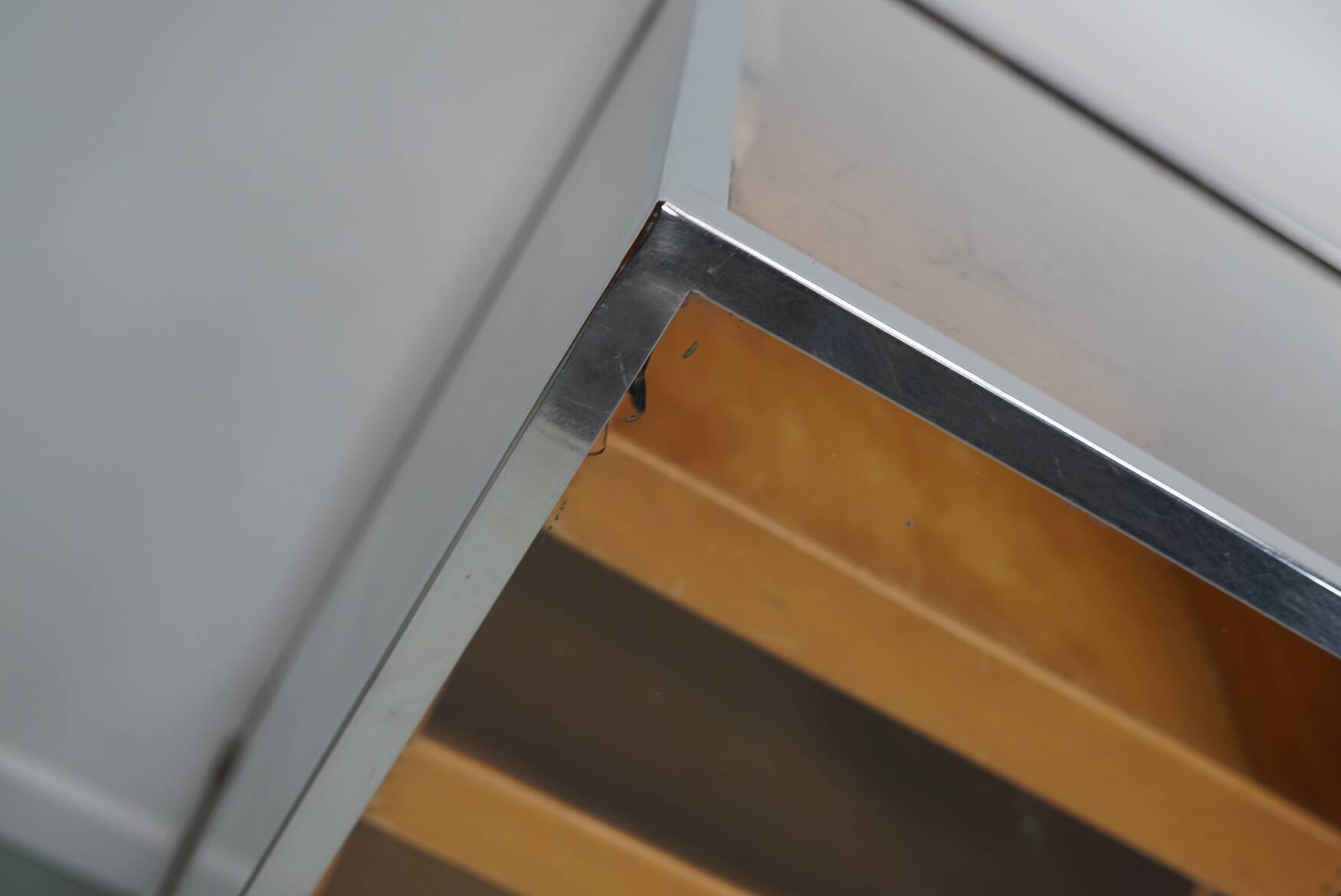 Vintage British maple & oak haberdashery cabinet or shop counter, 1930s