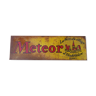 Metal plate Meteor Beer of Alsace - 38x120 - 50's