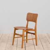 Danish mid century modern teak desk chair 1960