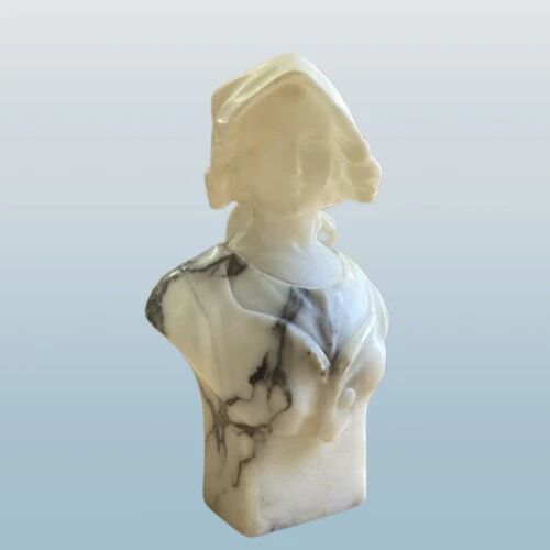 Bust, young woman, Marble and alabaster, G Pugi