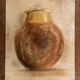 Tableau signé pastel nature morte « jarre provençale »