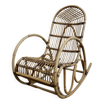 Rattan rocking chair