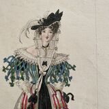 Board of the diary of ladies and fashions 1827