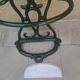 Enamelled cast iron umbrella stand