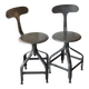 Vintage adjustable chairs/stools, Edition Nicolle, around 1960.