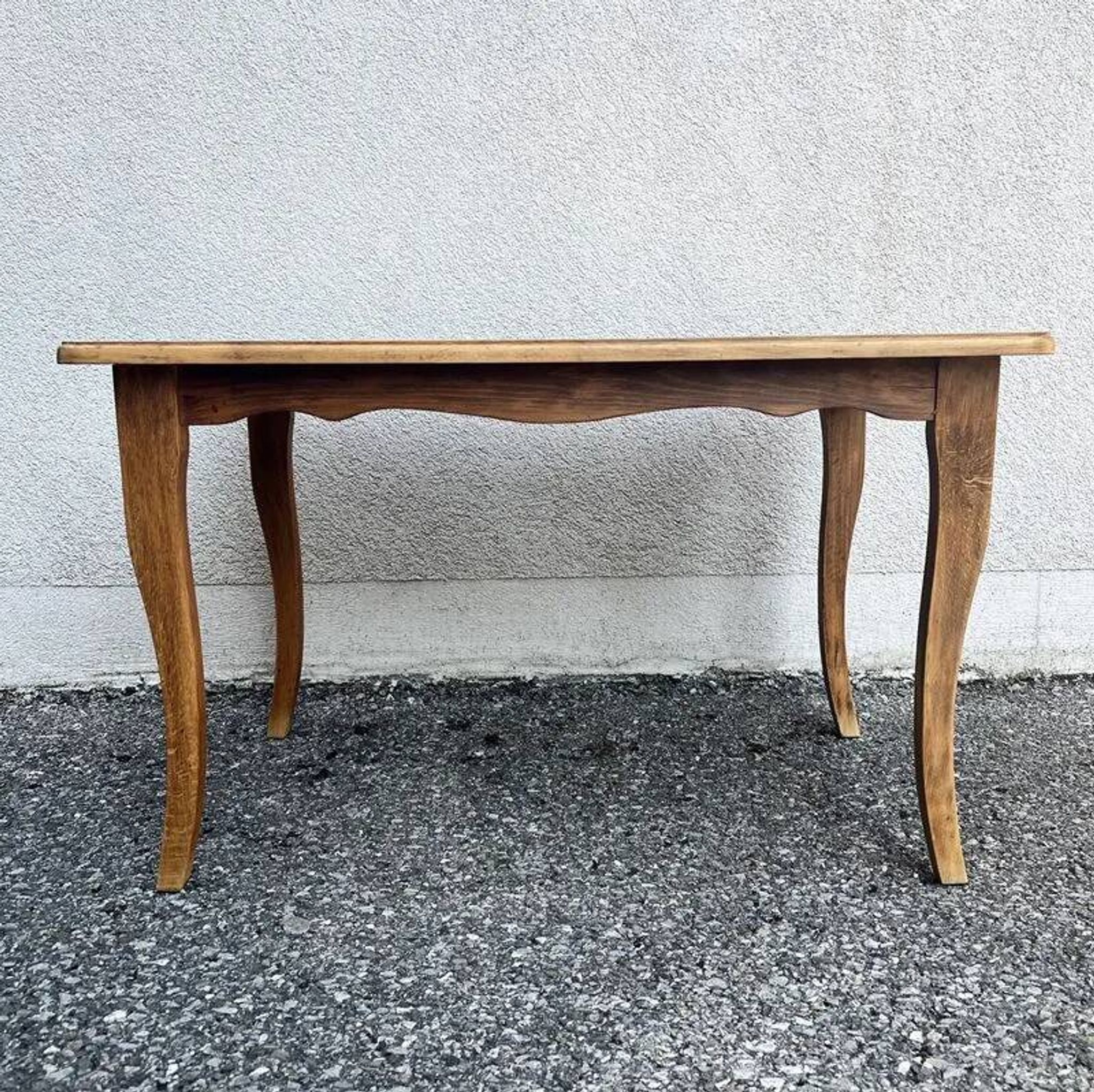 Natural wood coffee table