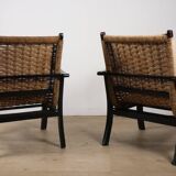 Pair of vintage armchairs by Erich Dieckmann, 1940