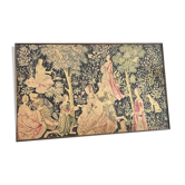Tapisserie française de design médiéval « fêtes galantes »