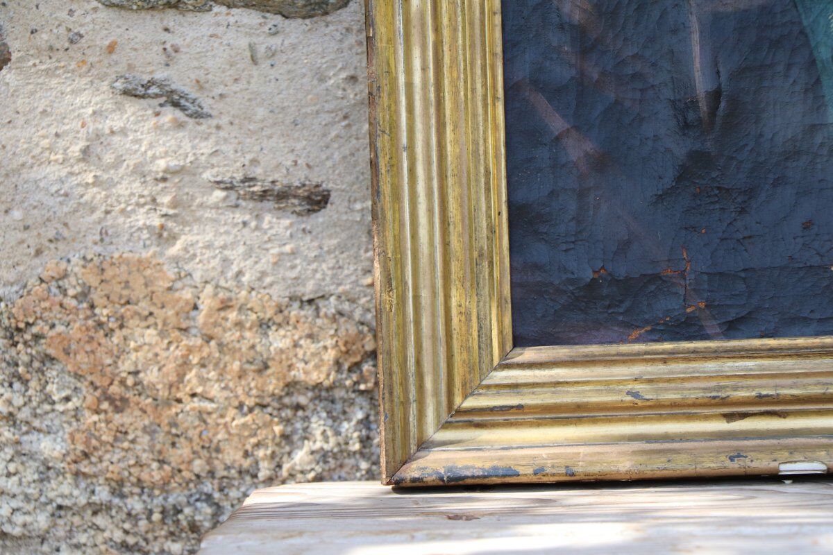 Portrait Oil On Canvas Christopher Columbus eighteenth century